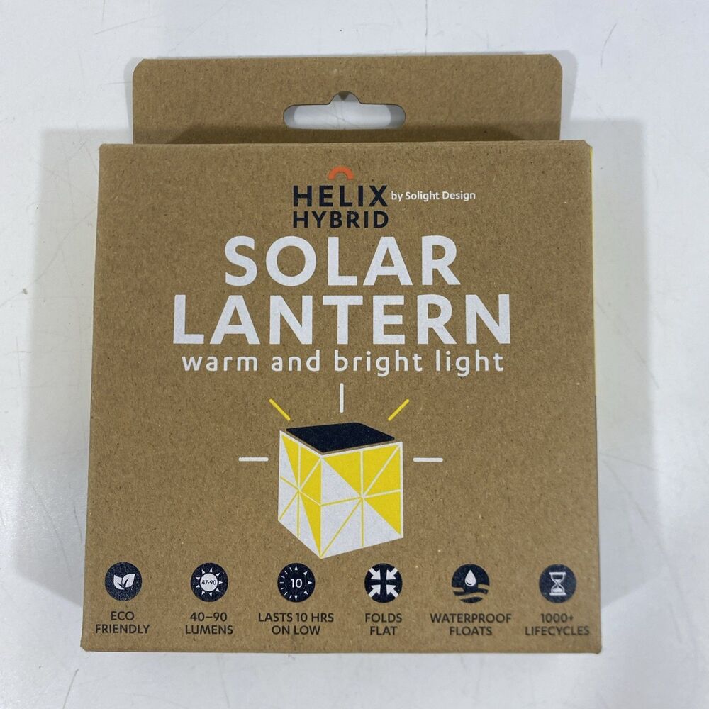 SOLIGHT‎ DESIGN Solar Lantern Helix Hybrid Emergency Rechargeable LED Lantern